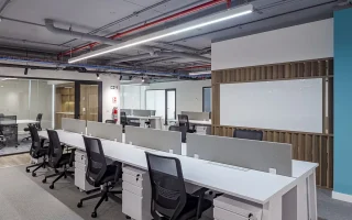 Mobiliario corporativo bibank area operativa