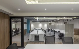 Mobiliario corporativo bibank vista oficinas